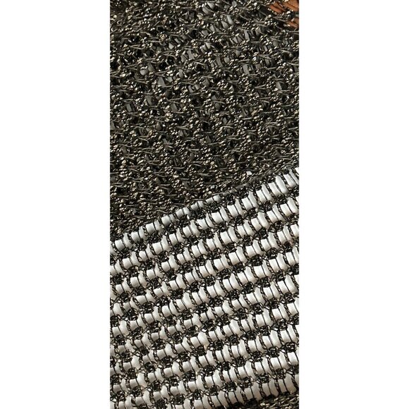 Eileen Fisher Open Knit Metallic Cardigan Sweater Duster Lightweight Long Sleeve - Picture 9 of 11